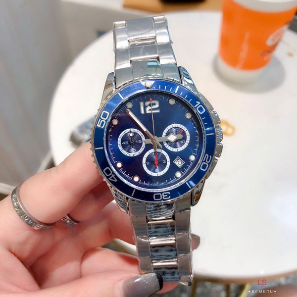 luxury men's watch designer men's watch multi-functional 6-pin 3-eye display quartz watch sports sapphire waterproof high-end mobi, Slivery;brown
luxury men's watch designer men's watch multi-functional 6-pin 3-eye display quartz watch sports sapphire waterproof high-end mobi, Slivery;brown