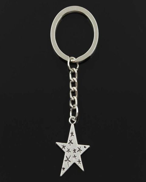 fashion keychain 28x21mm star pentagram pendants diy men jewelry car key chain ring holder souvenir for gift1150018, Silver
fashion keychain 28x21mm star pentagram pendants diy men jewelry car key chain ring holder souvenir for gift1150018, Silver