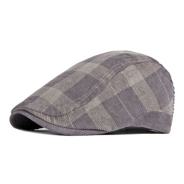 berets spring autumn corduroy play newsboy flat hat male female painter beret g220612, Blue;gray
berets spring autumn corduroy play newsboy flat hat male female painter beret g220612, Blue;gray