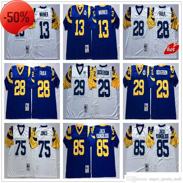 ncaa vintage football 29 eric dickerson jersey 13 kurt warner 28 marshall faulk 75 deacon jones 85 jack youngblood man vintage mitchell ness, Black;red
ncaa vintage football 29 eric dickerson jersey 13 kurt warner 28 marshall faulk 75 deacon jones 85 jack youngblood man vintage mitchell ness, Black;red