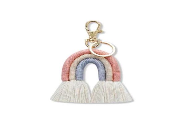 nordic style pendant bohemian fringed ladies car bag ornaments ethnic style rainbow schoolbag keychain5753894, Silver
nordic style pendant bohemian fringed ladies car bag ornaments ethnic style rainbow schoolbag keychain5753894, Silver