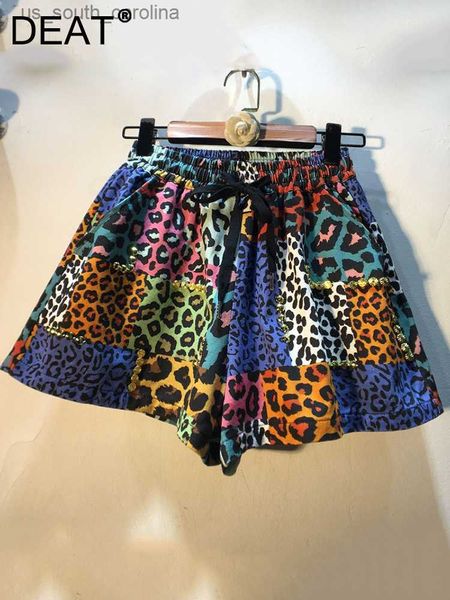 deat fashion beaded drawstring elastic waist leopard shorts women's casual loose wide leg pants 2023 spring new female 11xx0194 l230522, White;black
deat fashion beaded drawstring elastic waist leopard shorts women's casual loose wide leg pants 2023 spring new female 11xx0194 l230522, White;black
