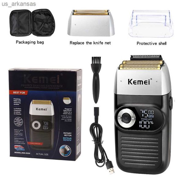 kemei km-2026 km-2024 electric shaver professional usb rechargeable powerful bald shaver machine beard electric shaver for men l230523
kemei km-2026 km-2024 electric shaver professional usb rechargeable powerful bald shaver machine beard electric shaver for men l230523