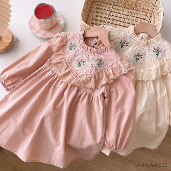 girl's dresses spring autumn kids girls long sleeve embroidery princess dress casual floral children's clothing clothes r230612, Red;yellow
girl's dresses spring autumn kids girls long sleeve embroidery princess dress casual floral children's clothing clothes r230612, Red;yellow