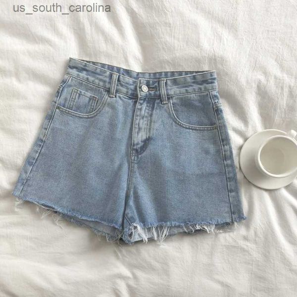 high waist denim shorts women summer 2023 new korean fashion loose jeans burrs wide-leg pants stylish denim short l230522, White;black
high waist denim shorts women summer 2023 new korean fashion loose jeans burrs wide-leg pants stylish denim short l230522, White;black