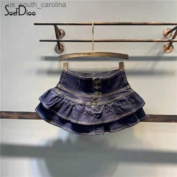 soefdioo folds denim fashion ruffles bubble skirt high waist for women clothing 2023 summer new fashion streetwear l230522, White;black
soefdioo folds denim fashion ruffles bubble skirt high waist for women clothing 2023 summer new fashion streetwear l230522, White;black