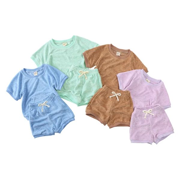 summer infant kids short clothing set for girls boys clothes blank outfits short-sleeve shorts 2pcs/set toddler suit boutique 1-7 years chil, White
summer infant kids short clothing set for girls boys clothes blank outfits short-sleeve shorts 2pcs/set toddler suit boutique 1-7 years chil, White