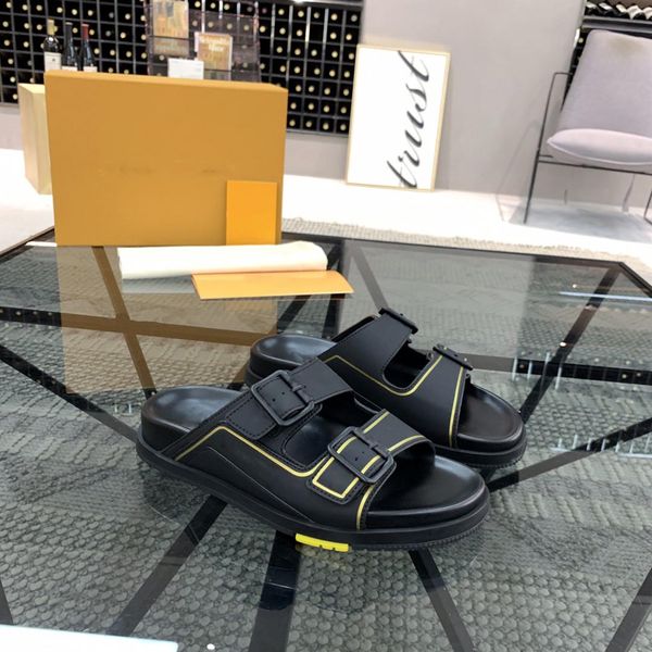 luxury designer trainer mule slippers mens designer two straps sandals genuine leather outdoor lightweight flip flops scuffs beach slipper, Black
luxury designer trainer mule slippers mens designer two straps sandals genuine leather outdoor lightweight flip flops scuffs beach slipper, Black