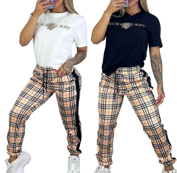 women's tracksuits 2023 summer new fashion casual checker women's set luxury brand women's two piece set, White
women's tracksuits 2023 summer new fashion casual checker women's set luxury brand women's two piece set, White