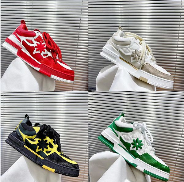 men shoes designer sneakers genuine leather sneaker rubber platform shoe lace-up skate sneakers, Black
men shoes designer sneakers genuine leather sneaker rubber platform shoe lace-up skate sneakers, Black