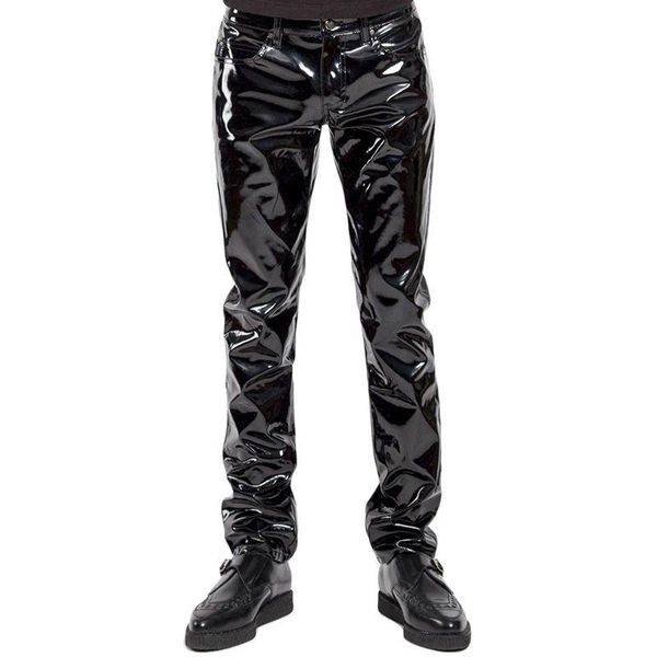 pants motorbike men black wet look pvc stage wear faux leather pencil pants skinny latex leggings pole dance clubwear
pants motorbike men black wet look pvc stage wear faux leather pencil pants skinny latex leggings pole dance clubwear
