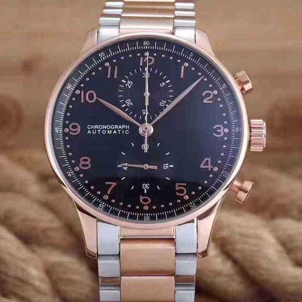 men watch chronograph pilot portugieser sapphire rose gold coffee black blue leather sport white watches, Slivery;golden
men watch chronograph pilot portugieser sapphire rose gold coffee black blue leather sport white watches, Slivery;golden