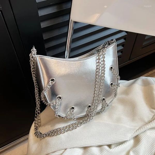 evening bags silver chain shoulder for women 2023 summer small round bag purse glossy pu leather crossbody female underarm handbag
evening bags silver chain shoulder for women 2023 summer small round bag purse glossy pu leather crossbody female underarm handbag