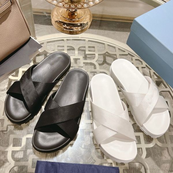 35-41 women's crystal embellished slippers black white leather slide flats triangle buckle quilted cross strap sandals platform mules s
35-41 women's crystal embellished slippers black white leather slide flats triangle buckle quilted cross strap sandals platform mules s