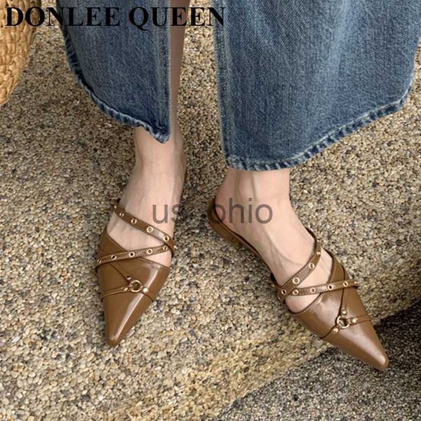 slippers fashion pointed toe flat heel mules shoes women closed toe outdoor slippers elegant slide narrow band sandal brand slipper j230612, Black
slippers fashion pointed toe flat heel mules shoes women closed toe outdoor slippers elegant slide narrow band sandal brand slipper j230612, Black