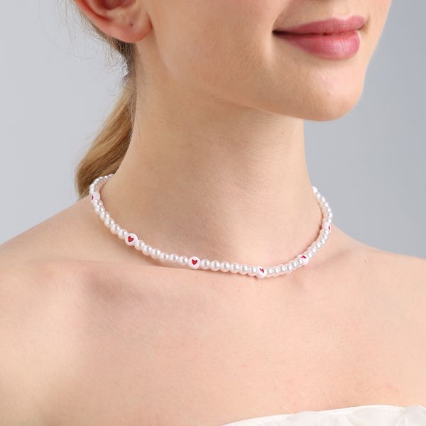 designer jewlery simple single-layer highlight baroque imitation red heart-shaped pearl necklace woman beaded necklace fashion jewelry thank, Silver
designer jewlery simple single-layer highlight baroque imitation red heart-shaped pearl necklace woman beaded necklace fashion jewelry thank, Silver