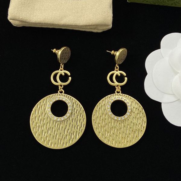 with pouch women designer stud earrings big ring pendant luxury style gold color brass engagement earring, Golden;silver
with pouch women designer stud earrings big ring pendant luxury style gold color brass engagement earring, Golden;silver