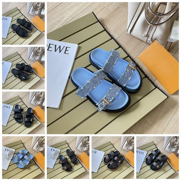 designer slippers slides sandals summer flats real leather platform shoes ladies beach effortlessly stylish slides 2 straps with adjusted go, Black
designer slippers slides sandals summer flats real leather platform shoes ladies beach effortlessly stylish slides 2 straps with adjusted go, Black