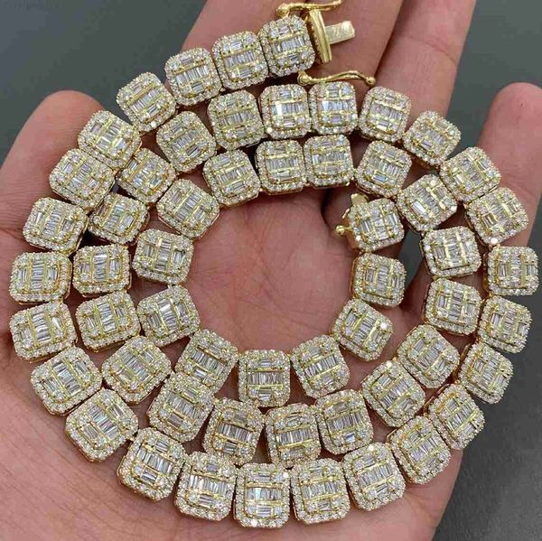 luxury jewelry 925 sterling silver baguette vvs moissanite diamond iced out cuban chain link necklace
luxury jewelry 925 sterling silver baguette vvs moissanite diamond iced out cuban chain link necklace