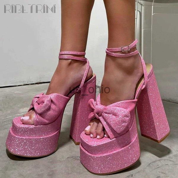sandals ribetrini luxury bow ankle strappy super high heels glitter bling sequin open toe sandals for women party wedding shoes design j2306, Black
sandals ribetrini luxury bow ankle strappy super high heels glitter bling sequin open toe sandals for women party wedding shoes design j2306, Black