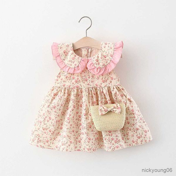 girl's dresses summer kids birthday party dress bag suit doll collar flower infant baby girls princess cotton children clothing r230612, Red;yellow
girl's dresses summer kids birthday party dress bag suit doll collar flower infant baby girls princess cotton children clothing r230612, Red;yellow