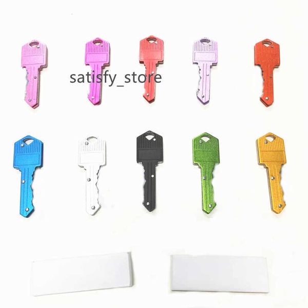 10 colors mini folding knife keychain outdoor gadgets key shape pocket fruit knifes multifunctional tool key chain saber swiss self-defense, Silver
10 colors mini folding knife keychain outdoor gadgets key shape pocket fruit knifes multifunctional tool key chain saber swiss self-defense, Silver