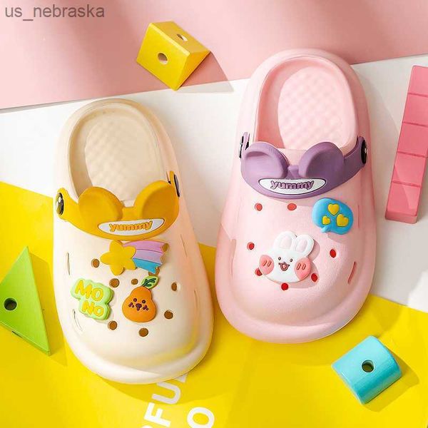slipper cute nonslip cartoon garden shoes kids slippers baby boy girl shoes comfortable summer outdoor shoes t230104 l230518, Black;grey
slipper cute nonslip cartoon garden shoes kids slippers baby boy girl shoes comfortable summer outdoor shoes t230104 l230518, Black;grey