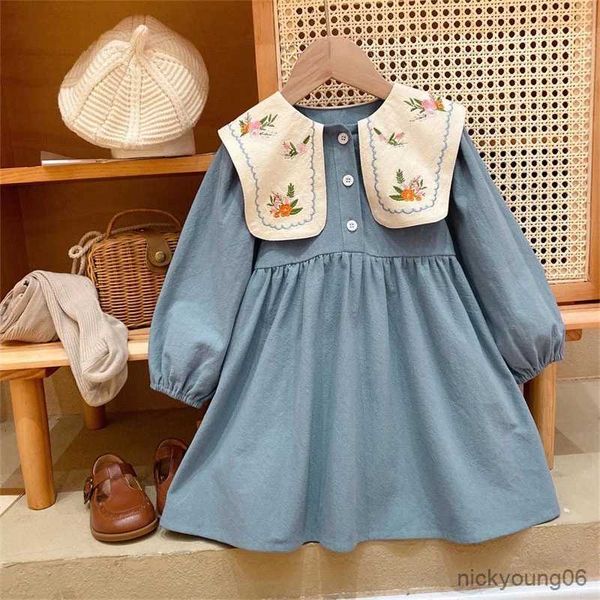 girl's dresses new spring autumn long sleeve lapel girls casual embroidered kids clothes girl style children's clothing r230612, Red;yellow
girl's dresses new spring autumn long sleeve lapel girls casual embroidered kids clothes girl style children's clothing r230612, Red;yellow