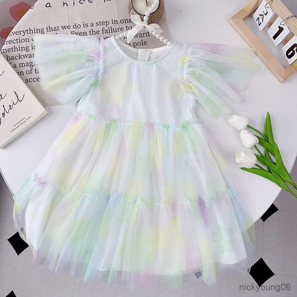 girl's dresses summer baby girls yarn dress flying sleeve birthday ball gown party princess kids clothing r230612, Red;yellow
girl's dresses summer baby girls yarn dress flying sleeve birthday ball gown party princess kids clothing r230612, Red;yellow