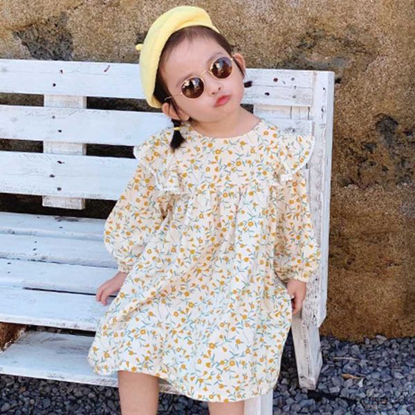 girl's dresses girls long sleeve printed dress spring autumn new children casual floral princess clothing r230612, Red;yellow
girl's dresses girls long sleeve printed dress spring autumn new children casual floral princess clothing r230612, Red;yellow