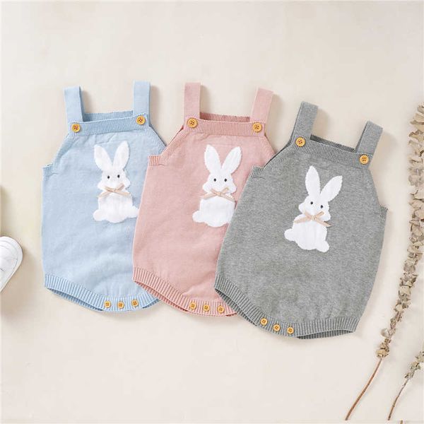 jumpsuits fashion girl boy autumn winter cartoon rabbit print knitted baby clothing bodysuit g220606, Blue
jumpsuits fashion girl boy autumn winter cartoon rabbit print knitted baby clothing bodysuit g220606, Blue