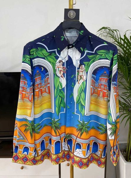 casablan silk shirts mens designer shirt men's clothing european american trend oversized men casual printed hip hop summer long sleeve, White;black
casablan silk shirts mens designer shirt men's clothing european american trend oversized men casual printed hip hop summer long sleeve, White;black