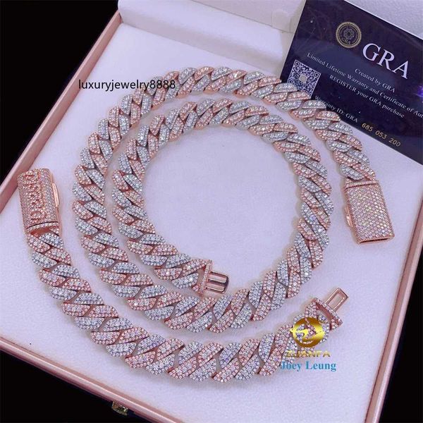 hip hop jewelry 12mm 15mm 18mm 925 sterling silver 2 tone iced out custom initial necklace moissanite cuban link chain
hip hop jewelry 12mm 15mm 18mm 925 sterling silver 2 tone iced out custom initial necklace moissanite cuban link chain