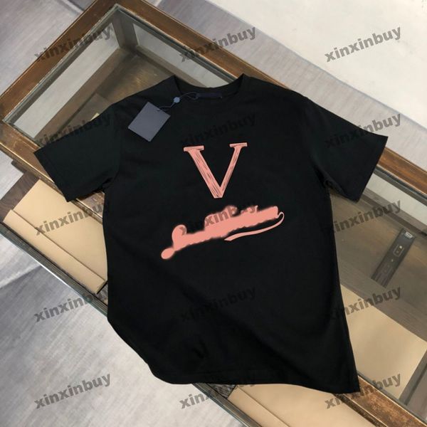 xinxinbuy men designer tee t shirt 23ss cursive letter pattern print short sleeve cotton women black white m-3xl, Black;brown
xinxinbuy men designer tee t shirt 23ss cursive letter pattern print short sleeve cotton women black white m-3xl, Black;brown