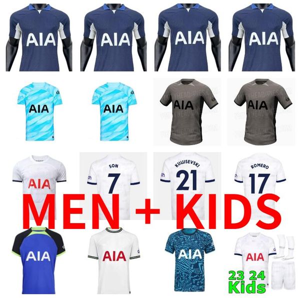 22 23 24 romero kane son soccer jerseys kulusevski hojbjerg richarlison 2023 2024 lucas football kit shirt bryan tottenham men kids kits se, Black;yellow
22 23 24 romero kane son soccer jerseys kulusevski hojbjerg richarlison 2023 2024 lucas football kit shirt bryan tottenham men kids kits se, Black;yellow
