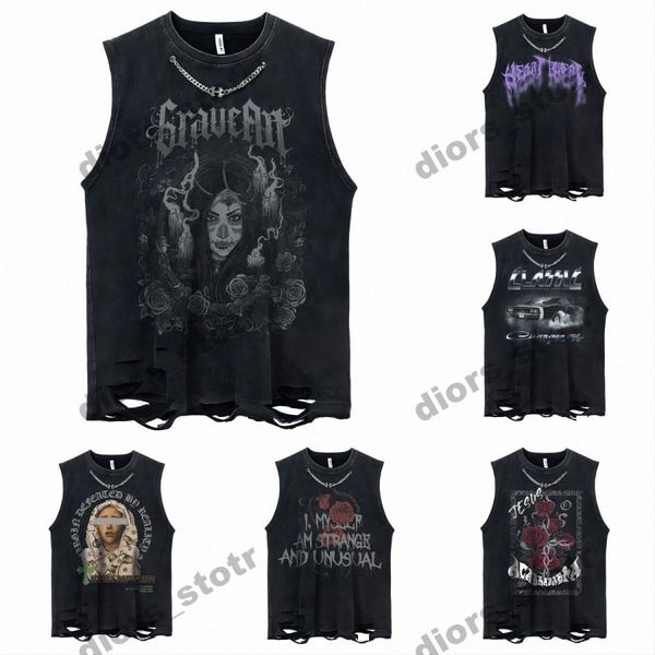 summer men womens retro style punk rock classic band water washed effect perfect gift vest tshirt premium material broken hem vests shirt k9, White;black
summer men womens retro style punk rock classic band water washed effect perfect gift vest tshirt premium material broken hem vests shirt k9, White;black
