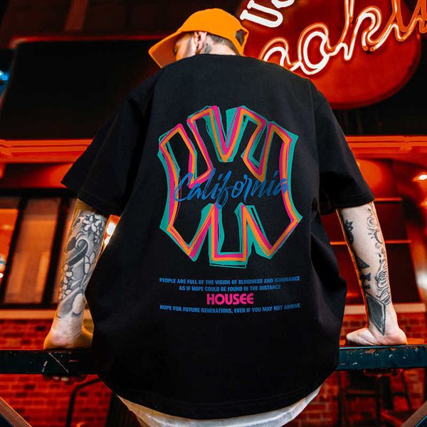 brand short sleeved t-shirt for oversized men's clothing with added fat and trendy hip-hop loose half sleevesqd79, White;black
brand short sleeved t-shirt for oversized men's clothing with added fat and trendy hip-hop loose half sleevesqd79, White;black