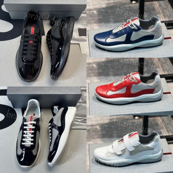 america cup designer sneakers men shoes platform trainers flat rubber sneaker patent leather slides nylon mesh shoe lace up mens trainer lux, Black
america cup designer sneakers men shoes platform trainers flat rubber sneaker patent leather slides nylon mesh shoe lace up mens trainer lux, Black