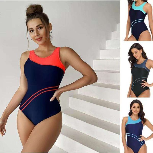 fashion professional competitive bikinis triangle sports color matching one piece swimsuit for women wholesale, White;black
fashion professional competitive bikinis triangle sports color matching one piece swimsuit for women wholesale, White;black