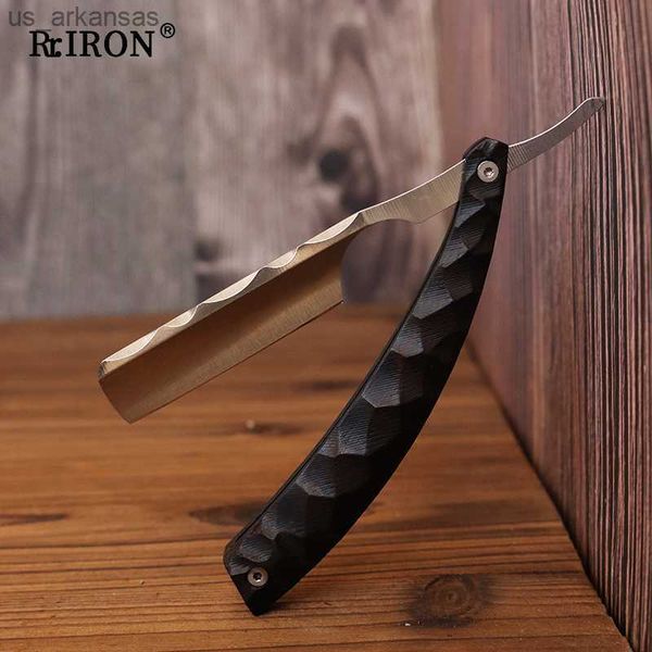 riron classic manual sharp beard razors men stainless steel folding shaving shaver l230523
riron classic manual sharp beard razors men stainless steel folding shaving shaver l230523