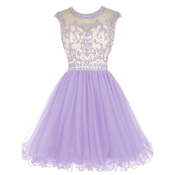 charming lavender homecoming dresses o-neck sequins beading prom gowns sleeveless backless mini party dresses graduation gowns, Blue;pink
charming lavender homecoming dresses o-neck sequins beading prom gowns sleeveless backless mini party dresses graduation gowns, Blue;pink