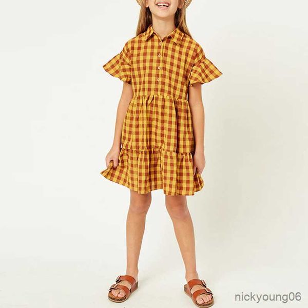 girl's dresses girls print mini dress cotton summer new kids turn-down collar buttons casual short sleeved r230612, Red;yellow
girl's dresses girls print mini dress cotton summer new kids turn-down collar buttons casual short sleeved r230612, Red;yellow