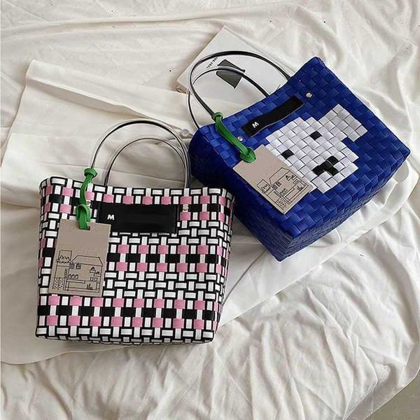 ma letter beach bags women designer bag woven luxurys handbag 10 color matching shopping bags plastic basket bag purse 230301
ma letter beach bags women designer bag woven luxurys handbag 10 color matching shopping bags plastic basket bag purse 230301