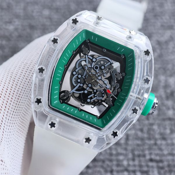 2023 new fashion automatic watch men's watch designer luxury iv full function mechanical movement watch silicone strap gift, Slivery;brown
2023 new fashion automatic watch men's watch designer luxury iv full function mechanical movement watch silicone strap gift, Slivery;brown