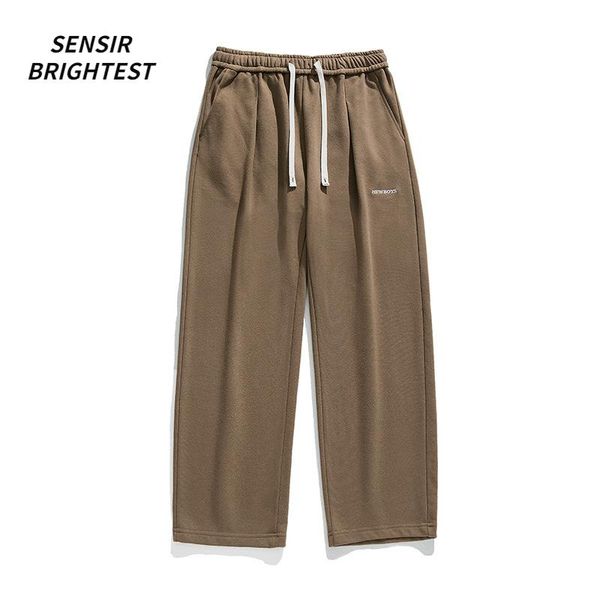 pants knitted straight casual pants men's spring new tide brand embroidery sports long pants, Black
pants knitted straight casual pants men's spring new tide brand embroidery sports long pants, Black