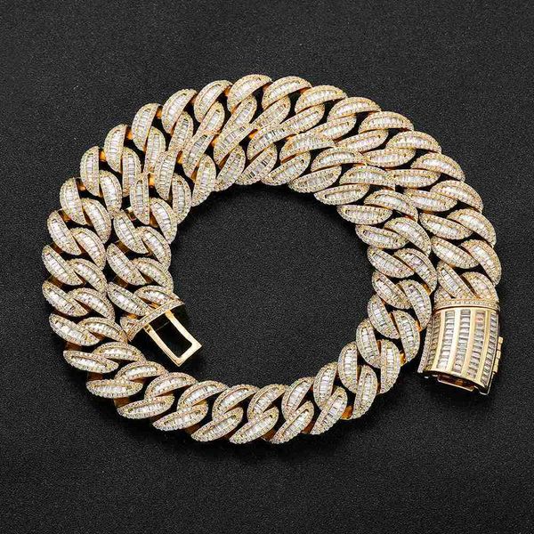 style luxury hip hop necklace mixed t square zircon miami cuban chain men's necklace, Silver
style luxury hip hop necklace mixed t square zircon miami cuban chain men's necklace, Silver