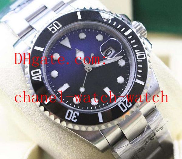 men's sport watches blue black dial ceramic bezel sapphire crystal 116619 stainless steel mens wristwatches, Slivery;brown
men's sport watches blue black dial ceramic bezel sapphire crystal 116619 stainless steel mens wristwatches, Slivery;brown