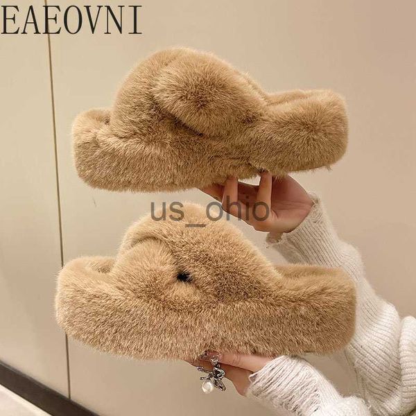 slippers spring chunky women slippers fashion open toe thick sole platform flats ladies keep warm slides women casual shoes j230612, Black
slippers spring chunky women slippers fashion open toe thick sole platform flats ladies keep warm slides women casual shoes j230612, Black