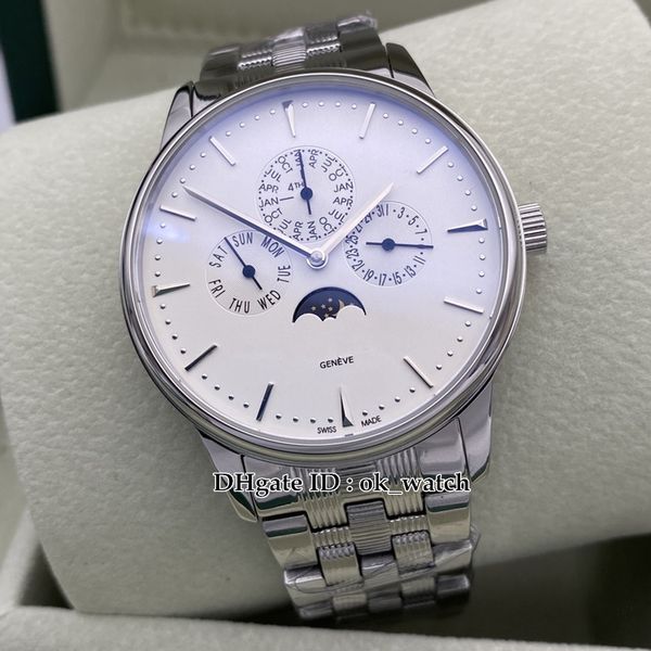 new patrimony white dial automatic men's watch 43175/000r-9687 steel case 42mm gents fashion sport watches stainless steel bracelet 7 c, Slivery;brown
new patrimony white dial automatic men's watch 43175/000r-9687 steel case 42mm gents fashion sport watches stainless steel bracelet 7 c, Slivery;brown