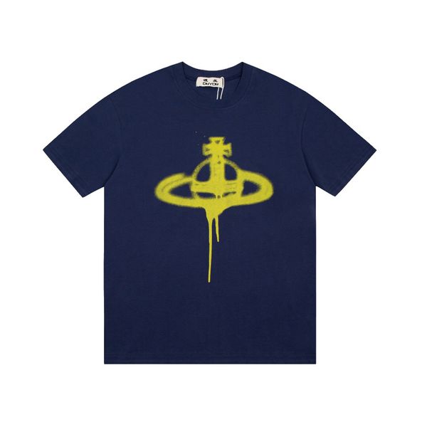 duyou men's spray orb t-shirt vivienne west wood t-shirt brand clothing men women summer t shirt with letters cotton jersey 78180, White;black
duyou men's spray orb t-shirt vivienne west wood t-shirt brand clothing men women summer t shirt with letters cotton jersey 78180, White;black